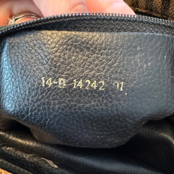 FENDI Vintage Pequin striped tote shoulder bag - Picture 10 of 10